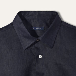 Classic Linen Shirt Navy