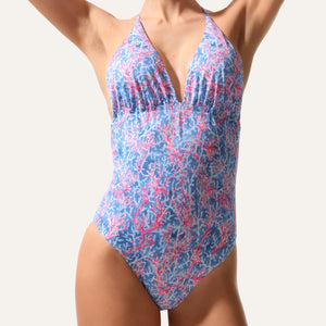 Classic One Piece Coral Red