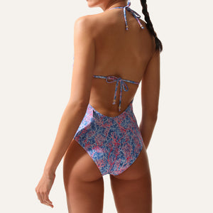 Classic One Piece Coral Red