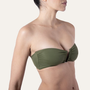 Bandeau Top Olive - Bikini_Top - K A M P O S