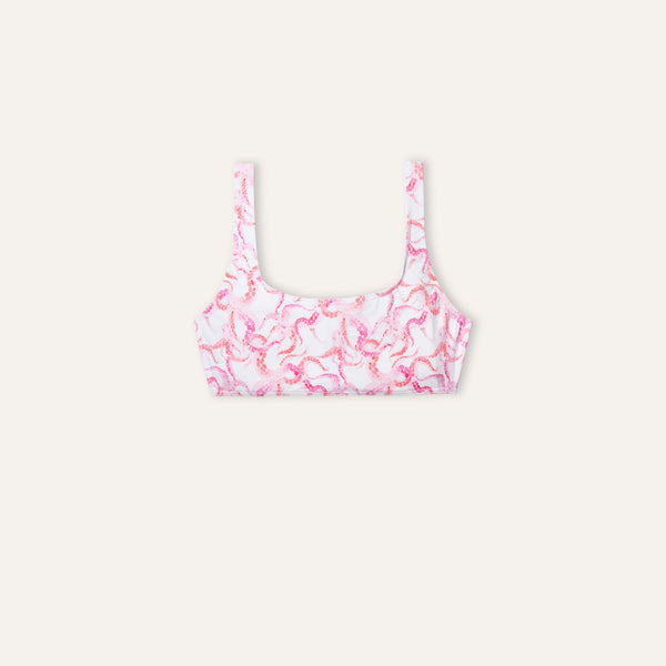 Crop Top Octopus Pink - Bikini_Top - K A M P O S