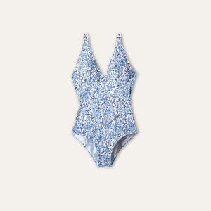 Elegant Coral Blue - Onepieceswimsuit_Woman - K A M P O S