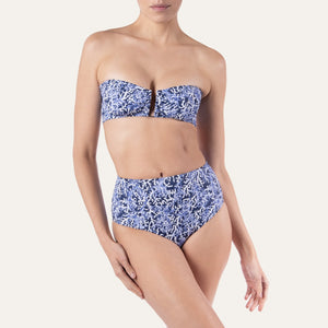 High Waisted Slip Coral Deep - Bikini_Bottom - K A M P O S