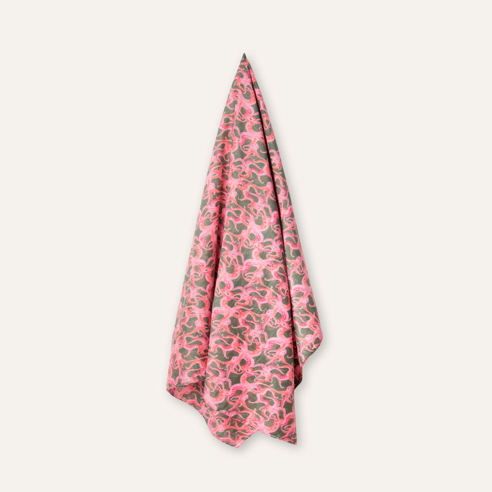 Pareo Octopus Olive - Pareo_Unisex - K A M P O S