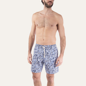 Swim Shorts Long Coral Deep - Swimshorts_Man - K A M P O S