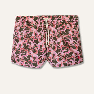 Swim Shorts Octopus Olive - Swimshorts_Man - KAMPOS