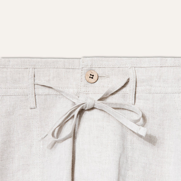 Linen Bermuda Shorts Sand