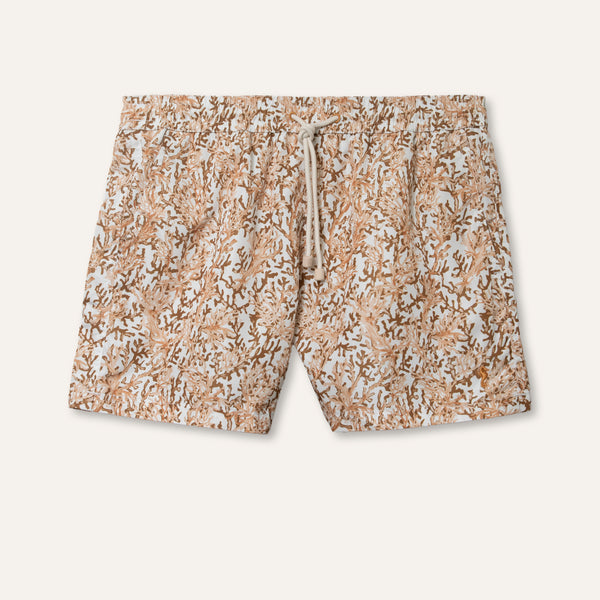 شورت سباحة باللون المرجاني الرملي