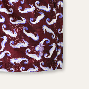 Swim Shorts Seahorse Burgundy (Kids)