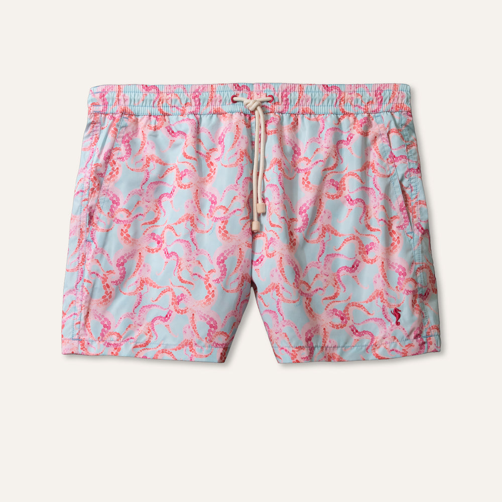 Swim Shorts Octopus Blue